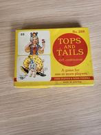 Tops and Tails antiek combineer kaartspel voor kinderen, Hobby en Vrije tijd, Gezelschapsspellen | Kaartspellen, Gebruikt, Ophalen of Verzenden