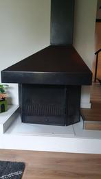 Hangende openhaard met vuurkorf en aslade, Ophalen, Gebruikt, Hangende haard, Houthaard