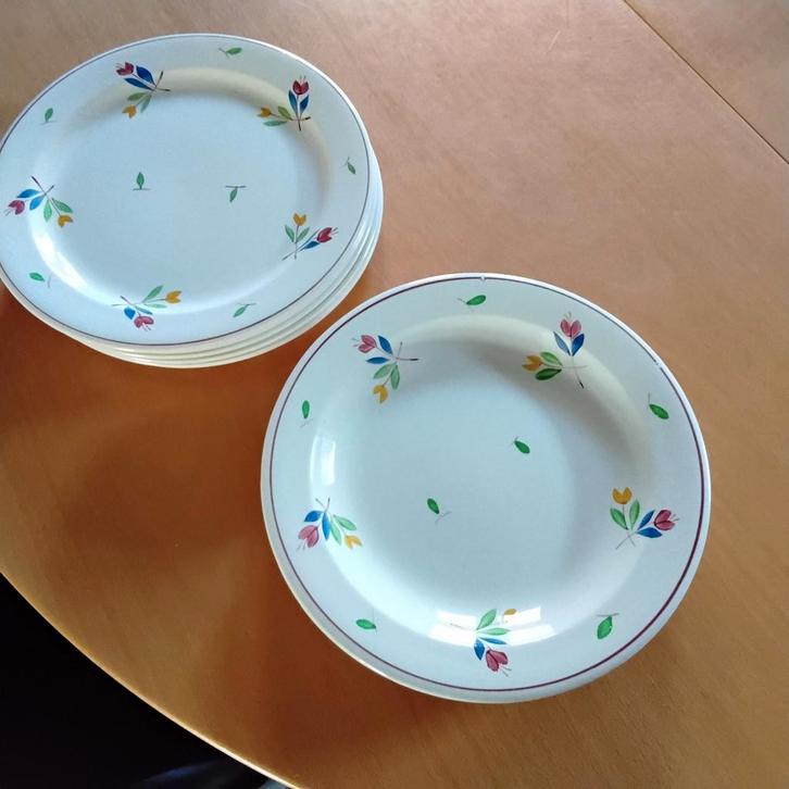 Gien France borden,  Rose-Marie, Antiek en Kunst, Antiek | Servies los, Ophalen of Verzenden