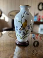 Mooie porcelein franklin mint vaas, Ophalen of Verzenden