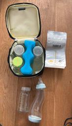 Medela koeltas met flesjes, Ophalen, Zo goed als nieuw, Borstkolf