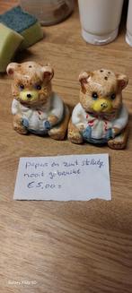 Beren peper en zout setje te koop, Ophalen, Stoffen beer, Overige merken