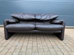 Cassina Maralunga 2zit origineel Donkerbruin leder Topstaat!, Huis en Inrichting, Ophalen of Verzenden, 75 tot 100 cm, B&b italia artifort leolux togo knoll vitra sede edra saporiti