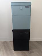 Brabantia stapelbare wasmand 35L, 2 stuks in blauw & zwart, Ophalen, Gebruikt, Overige kleuren, Overige typen