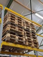 Europallets, blockpallets wegwerppallets,, Ophalen, Gebruikt, 25 tot 50 mm, Pallet