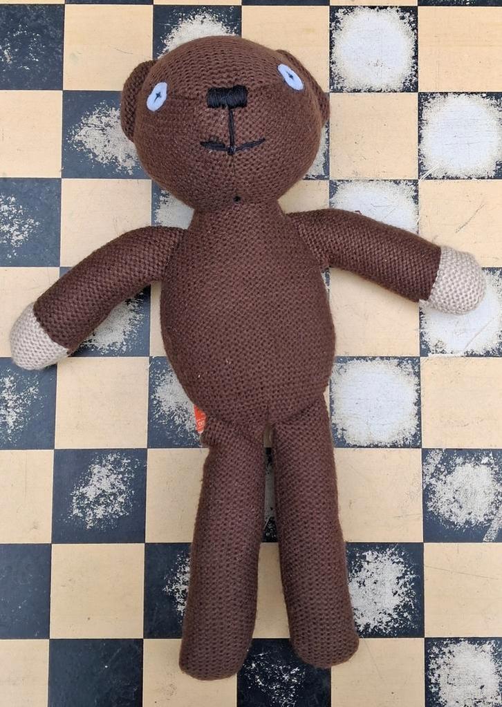 Beer. Mr. Bean knuffelbeer. 35 cm., Verzamelen, Beren en Cherished Teddies, Zo goed als nieuw, Stoffen beer, Overige merken, Ophalen