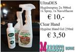 Desinfecterende Spray, Reinigingsmiddel, 2 flacons à 500ml, Schoonmaakmiddel, Ophalen of Verzenden