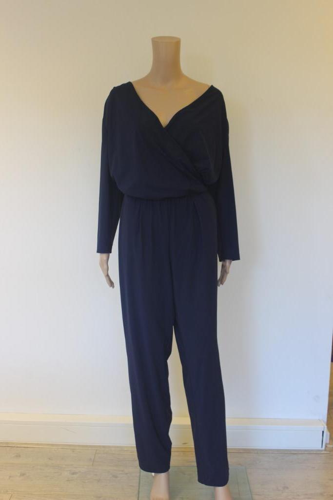La Dress donkerblauwe jumpsuit maat L, Kleding | Dames, Jumpsuits, Zo goed als nieuw, Maat 42/44 (L), Blauw, Ophalen of Verzenden