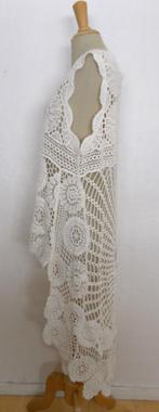 Aparte haak look beige Ibiza/bohemien jurk! L, Verzenden, Zo goed als nieuw, Maat 42/44 (L), Beige