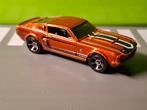 Hotwheels - 1967 Ford Mustang Shelby GT500 [bruin] 1/60, Ophalen of Verzenden, Gebruikt, Auto