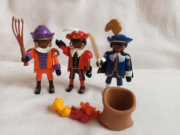 Playmobil 3 zwarte Pieten van Sinterklaas 5040 compleet  beschikbaar voor biedingen
