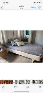 IKEA boxspring inclusief matras en grijs sprei, Huis en Inrichting, Ophalen of Verzenden