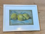 Origineel schilderij citroenen, Antiek en Kunst, Kunst | Schilderijen | Klassiek, Ophalen of Verzenden