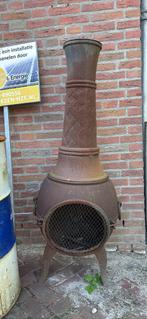 Gietijzeren Terraskachel, Tuin en Terras, Ophalen, Gebruikt, Vuurkorf