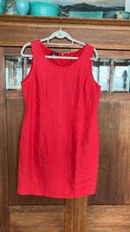 Licento rood linnen gevoerd jurkje m/l, Maat 42/44 (L), Ophalen of Verzenden, Zo goed als nieuw, Rood