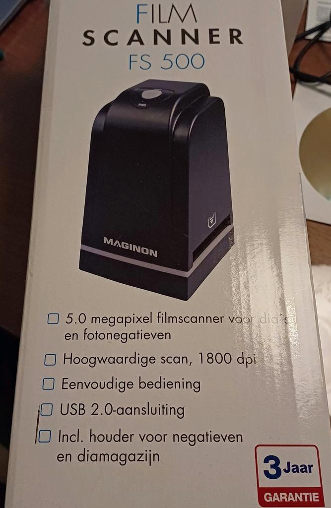 Maginon FS 500 Filmscanner, Computers en Software, Scanners, Zo goed als nieuw, Diascanner, Windows, Ophalen of Verzenden