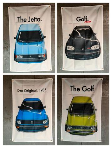 Diverse Volkswagen vlaggen 