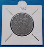 Italië 100 lire - 1958, Postzegels en Munten, Munten | Europa | Niet-Euromunten, Italië, Losse munt, Verzenden