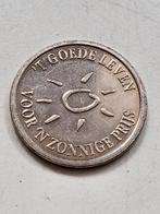 Penning ICI Slijterijen Amsterdam  't Goede Leven Munt, Postzegels en Munten, Penningen en Medailles, Ophalen of Verzenden, Nederland
