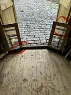 Glas in lood ramen set (2x) - b39 x h71,5 cm, Ophalen, Gevelraam of Ruit, Gebruikt, Minder dan 80 cm