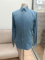 Hugo Boss overhemd maat s, Ophalen of Verzenden, Zo goed als nieuw, Blauw, Halswijdte 41/42 (L)
