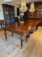 Grote antieke mahonie eetkamertafel, Ophalen of Verzenden