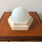 Vintage Space Age hexagon plafondlamp | Ø25 cm | jaren 70, Huis en Inrichting, Lampen | Plafondlampen, Ophalen of Verzenden, Zo goed als nieuw