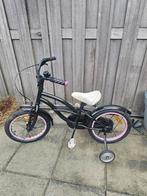 Kinderfiets met zijwieltjes, Ophalen, Zo goed als nieuw, 16 inch, Handrem