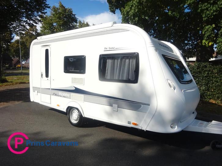 Hobby De luxe 440SF met Vaste Luifel, Caravans en Kamperen, Caravans, Bedrijf, tot en met 4, 1000 - 1250 kg, Hobby, 6 tot 7 meter