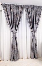 Gordijnen set, verduisterende+voile, nieuw, 300 b/260 h, Huis en Inrichting, Stoffering | Gordijnen en Lamellen, 200 cm of meer