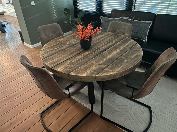 Ronde tafels diverse kleuren & materialen!! Op=Op Bezorging!, Huis en Inrichting, Tafels | Salontafels, Nieuw, Minder dan 50 cm