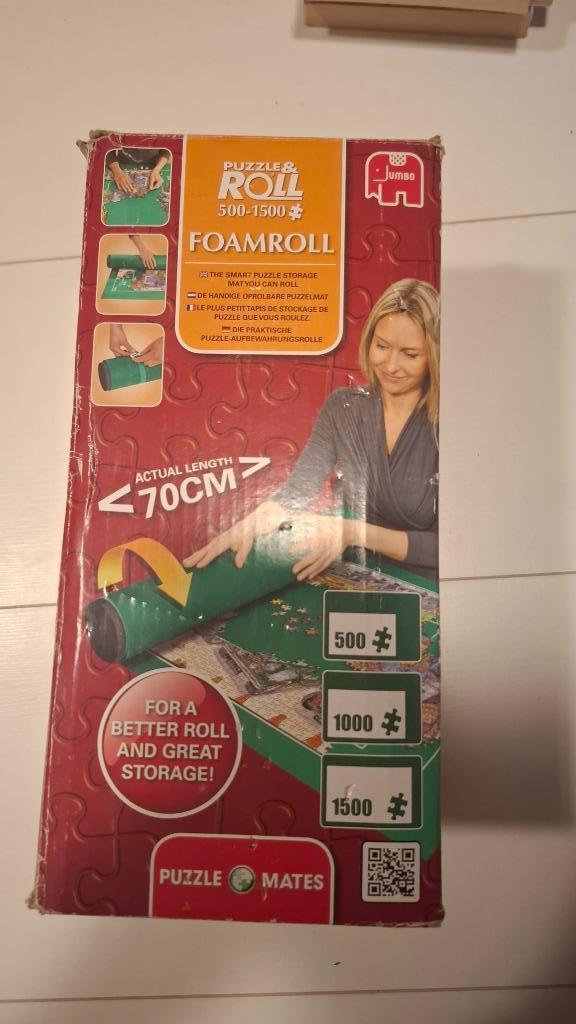 Jumbo Foamrol voor Puzzels (500–1500 stukjes), Hobby en Vrije tijd, Denksport en Puzzels, Zo goed als nieuw, Legpuzzel, 500 t/m 1500 stukjes