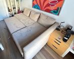 IKEA FRIHETEN corner sofa-bed, Huis en Inrichting, Ophalen of Verzenden, Gebruikt, Tweepersoons, Beige