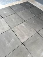 Blauw gesmoorde estrikken - boeren plavuizen 22x22x2 cm, Ophalen, Hardsteen, Nieuw, 20 tot 40 cm