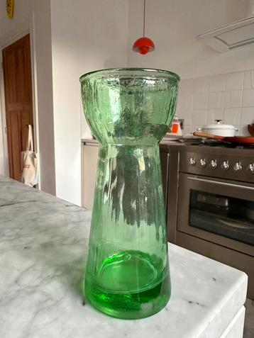 Hyacint Glas Bollenvaasje Antiek Groen beschikbaar voor biedingen