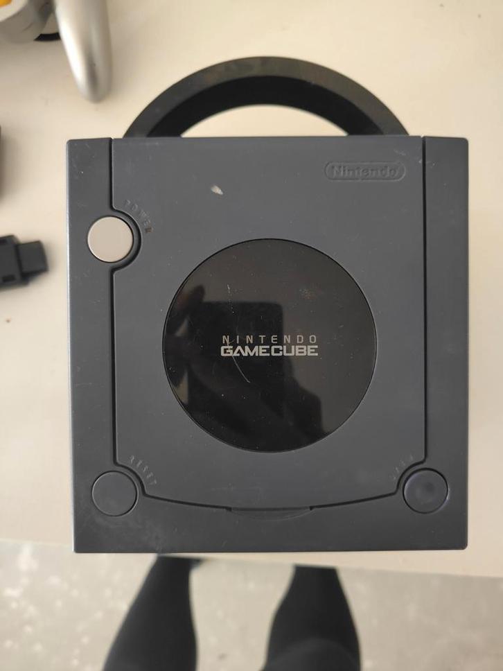 GameCube Console - Zonder Games, Spelcomputers en Games, Spelcomputers | Nintendo GameCube, Gebruikt, Paars, Met 1 controller