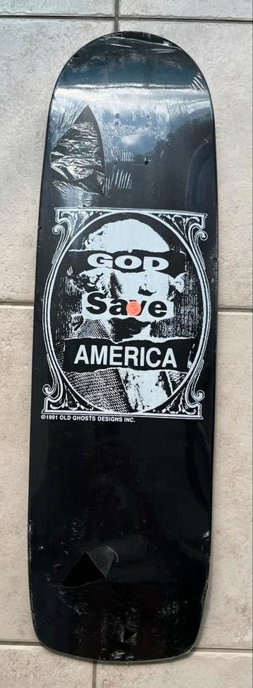 Deckcrafters Skateboard - God Save America - Nieuw beschikbaar voor biedingen