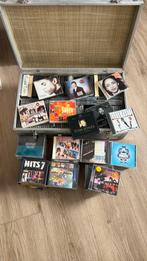 Cd verzameling met grote aluminium koffer, 6 singles of meer, Ophalen, Gebruikt, Pop