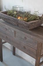 Dressoir kast landelijk driftwood, Ophalen, Nieuw, Nvt, 25 tot 50 cm