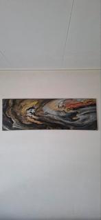 Abstract Schilderij - 120 x 40 cm, Ophalen of Verzenden