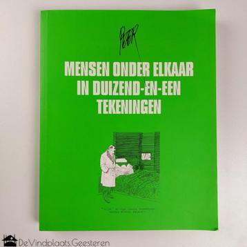 Peter van Straaten mensen onder elkaar in 1001 tekeningen beschikbaar voor biedingen