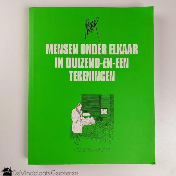 Peter van Straaten mensen onder elkaar in 1001 tekeningen, Boeken, Humor, Zo goed als nieuw, Cartoons, Ophalen of Verzenden