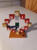 Vintage houten speelgoedklok SIO, Antiek en Kunst, Antiek | Speelgoed, Ophalen of Verzenden