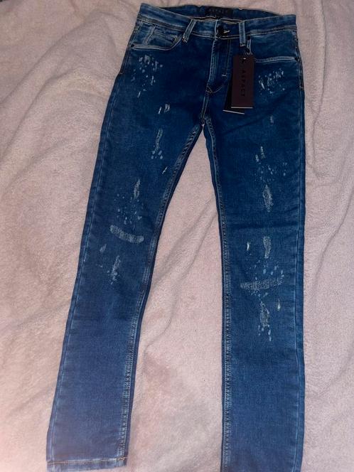 Aspact spijkerbroek, Kleding | Heren, Spijkerbroeken en Jeans, Nieuw, W32 (confectie 46) of kleiner, Blauw, Ophalen of Verzenden