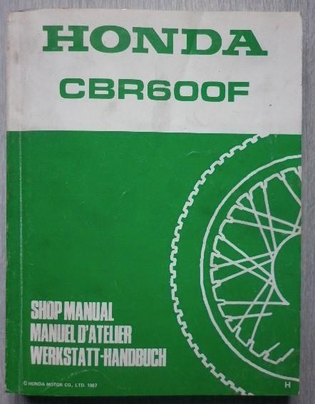 Honda CBR600 F shop manual (7513z) motor, Motoren, Handleidingen en Instructieboekjes, Honda, Ophalen of Verzenden