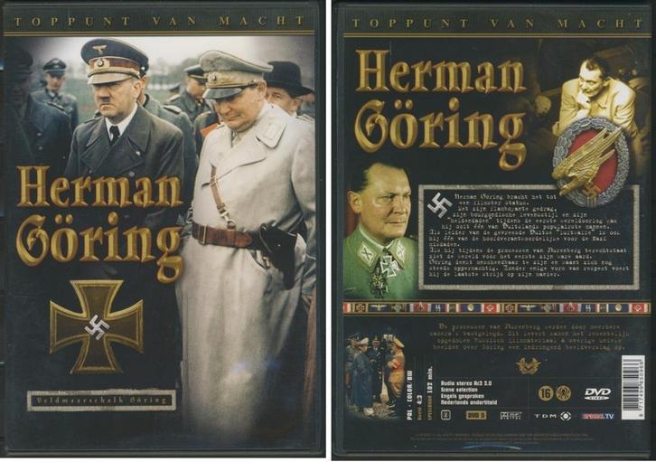 Herman Göring Toppunt van Macht WO2 DVD-20 jdu, Cd's en Dvd's, Dvd's | Documentaire en Educatief, Zo goed als nieuw, Oorlog of Misdaad