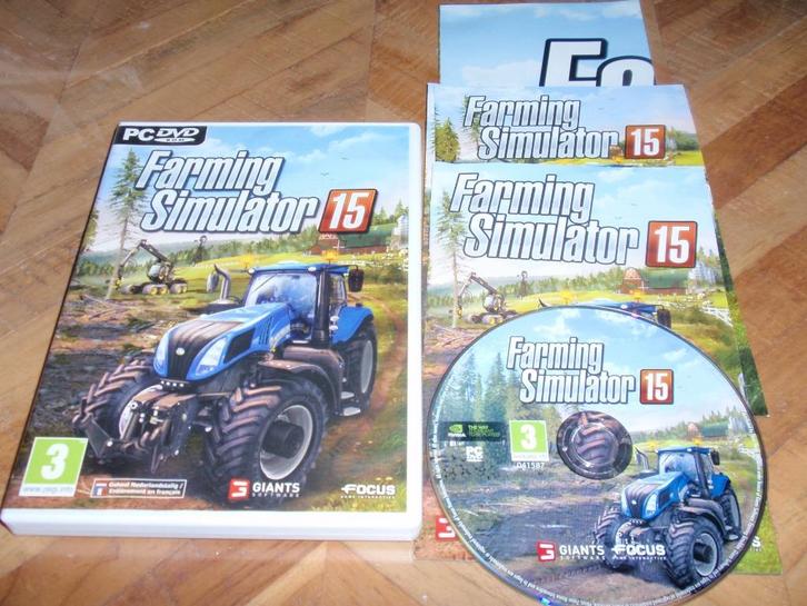 Pc Spel Farming Simulator 15, Spelcomputers en Games, Games | Pc, Zo goed als nieuw, Simulatie, 1 speler, Vanaf 3 jaar, Ophalen of Verzenden