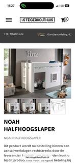 Halfhoogslaper met huisje, Ophalen, Zo goed als nieuw, Halfhoogslaper