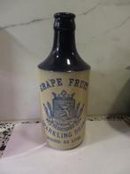 Gazeuse grape fruit oude Nederlandse reclame keramiek fles, Verzamelen, Merken en Reclamevoorwerpen, Verzenden, Gebruikt, Verpakking