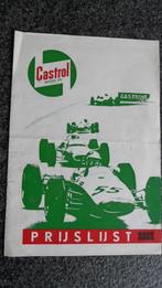 Castrol motorolie 1967 prijslijst olieblikken etc., Verzamelen, Merken en Reclamevoorwerpen, Verzenden, Zo goed als nieuw, Gebruiksvoorwerp